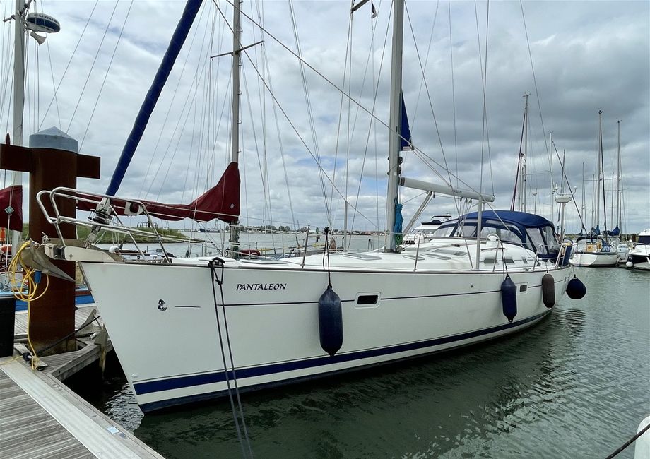 Pantaleon in Burham on Crouch marina.